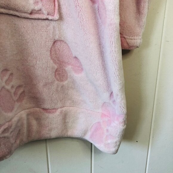 Disney Womens Super Soft Hooded Pull Over Robe or Pajamas with Kangaroo Pocket - Picture 7 of 9